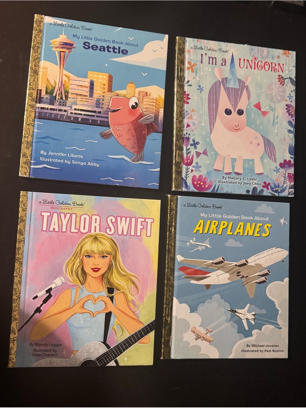 Little Golden Book Bundle of 4 Contemporary Books
